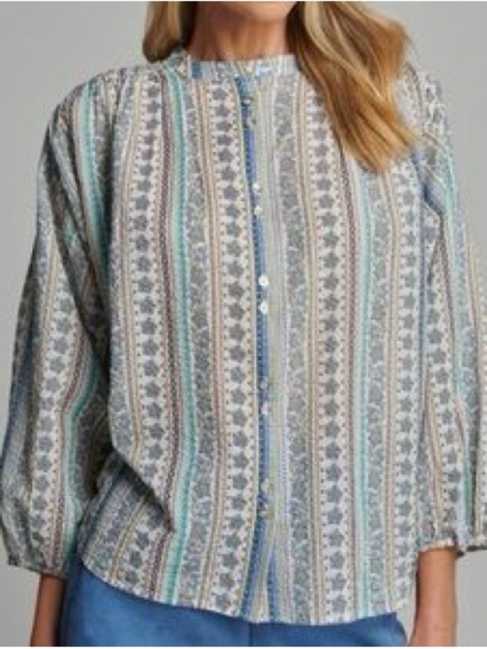 Sundays Lightweight Printed Blouse